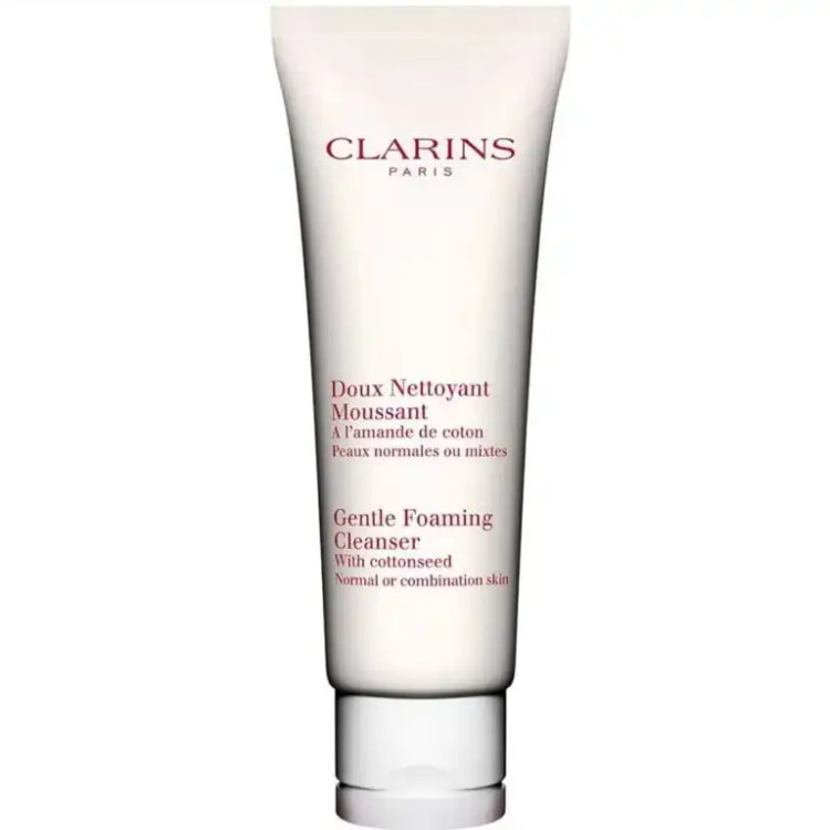 فوم پاک کننده کلارنس حاوی پنبه دانه Clarins Gentle Foaming Cleanser With Cottonseed