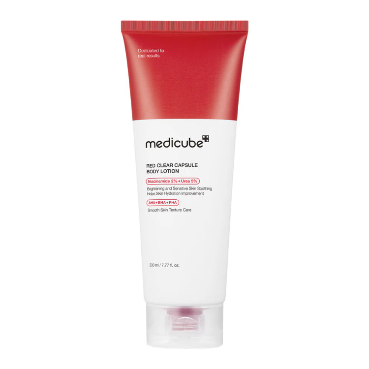 لوسیون بدن ضد جوش مدی کیوب Medicube body lotion red clear