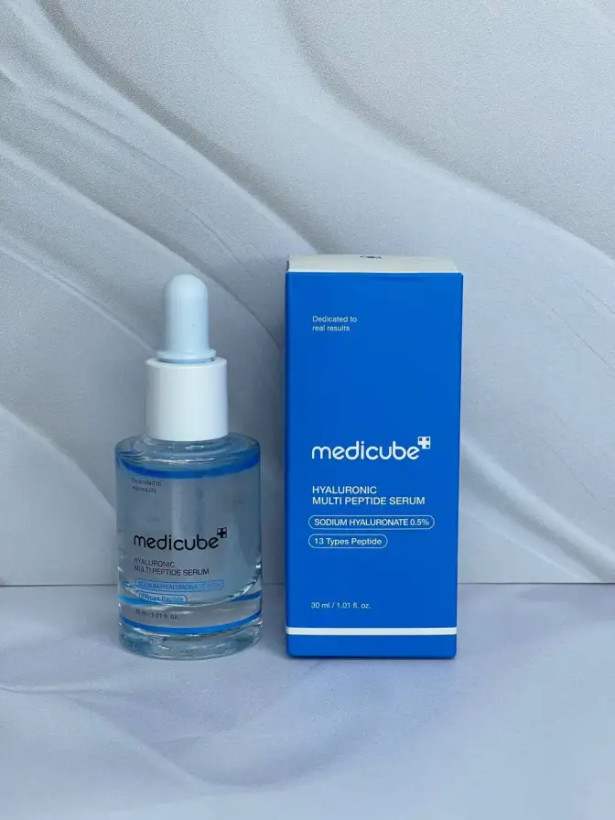 سرم هیالورونیک اسید و مولتی پپتاید مدی کیوب Medicube Hyaluronic Multi Peptide Serum 30Ml
