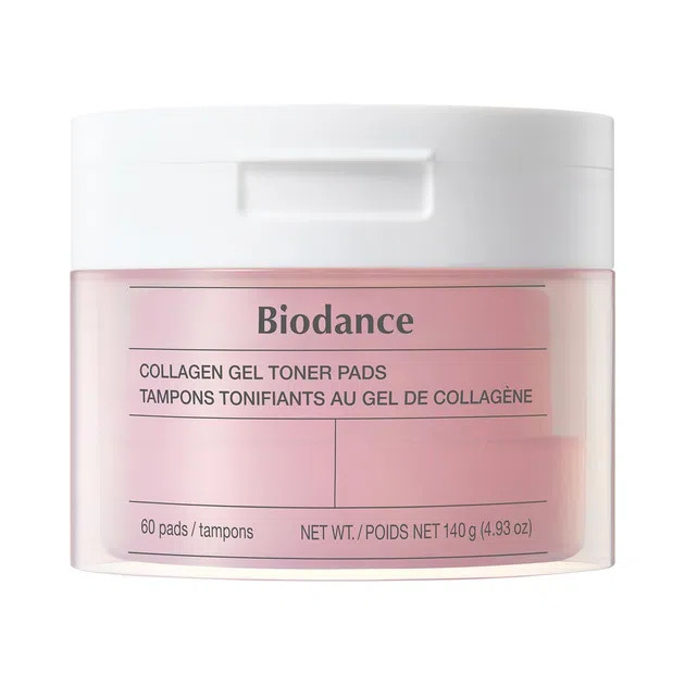ژل تونر پد کلاژن بایودنس Biodance صورتی 60 عددی