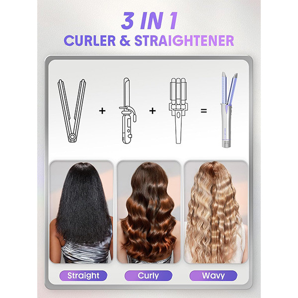 دستگاه استایلر کول ایر فلو شیگلم Sheglam Cool Lock Airflow Styler سایز ۲۵mm
