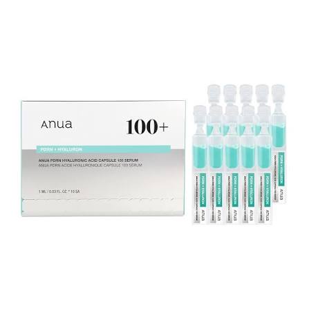 سرم کپسول هیالورونیک اسید ANUA PDRN 100 (1 میلی لیتر × 10 عدد