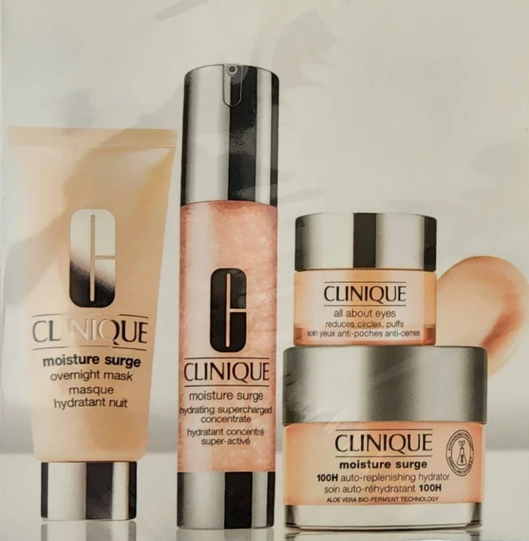 پک آبرسان کلینیک Clinique Moisture Surge (۴ تکه) – مناسب انواع پوست