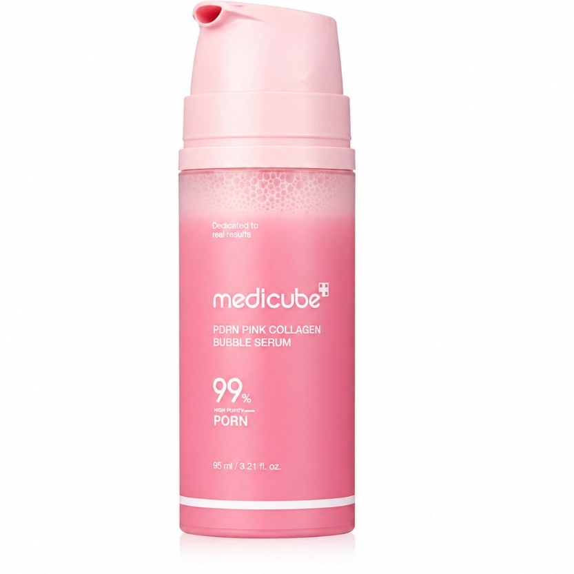 سرم حبابی PDRN و کلاژن مدی کیوب Medicube حجم 95 میل