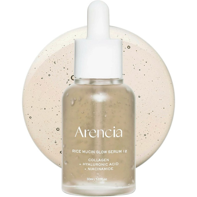 سرم روشن کننده برنج و حلزون آرنسیا Arencia Rice Mucin Glow Serum